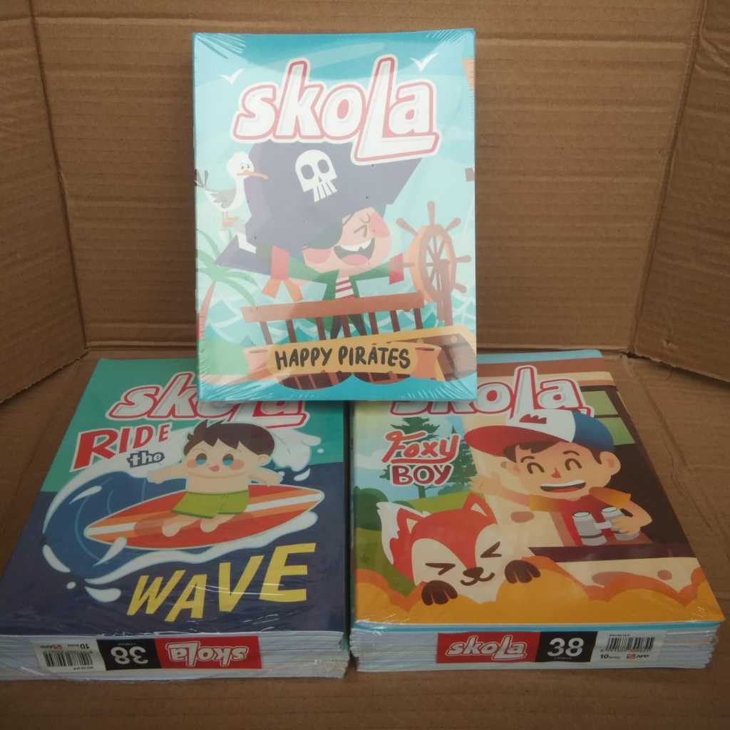 

Buku Tulis [10PCS] Skola SIDU 38 Lembar 1Pack