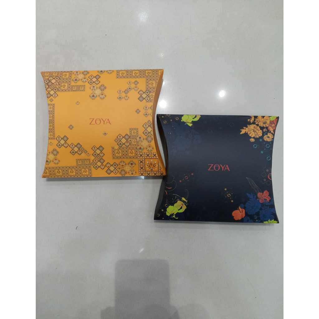 

ZOYA Pillow Box - Packaging Kerudung Hijab Segiempat - Bahan Art Carton