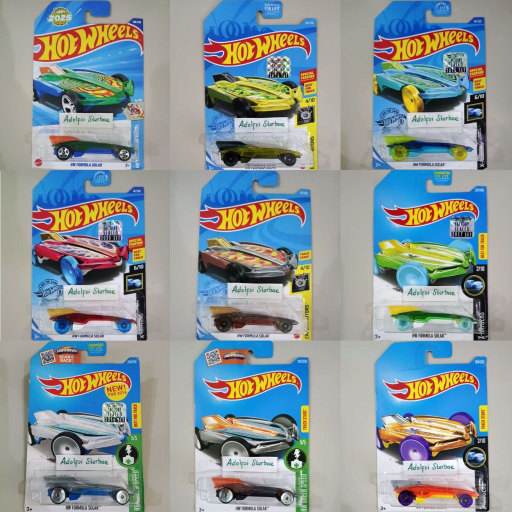 hotwheels hot wheels hw formula solar factory sealed special feature best for track stars hw green s