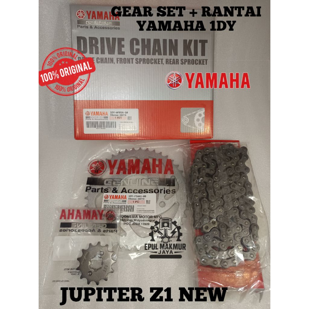 GEAR SET YAMAHA 1DY ORIGINAL JUPITER Z1 NEW