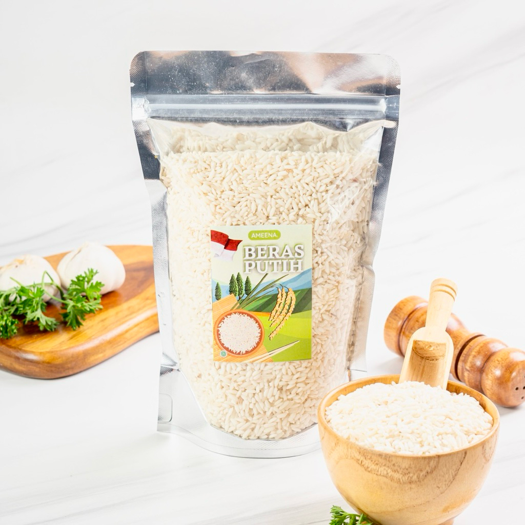 

Beras Putih Organik 500GR | Ameena Premium Quality