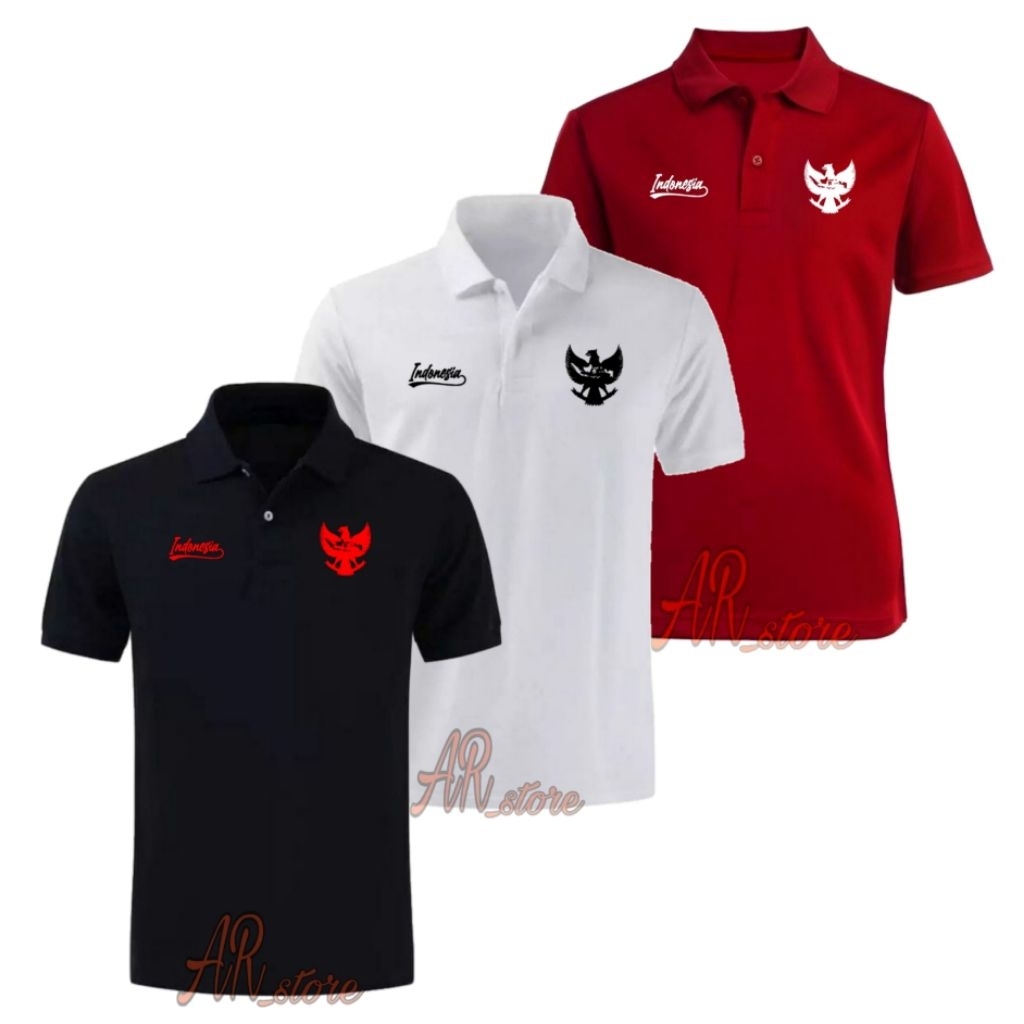 Kaos Polo Kaos Kerah Timnas Indonesia