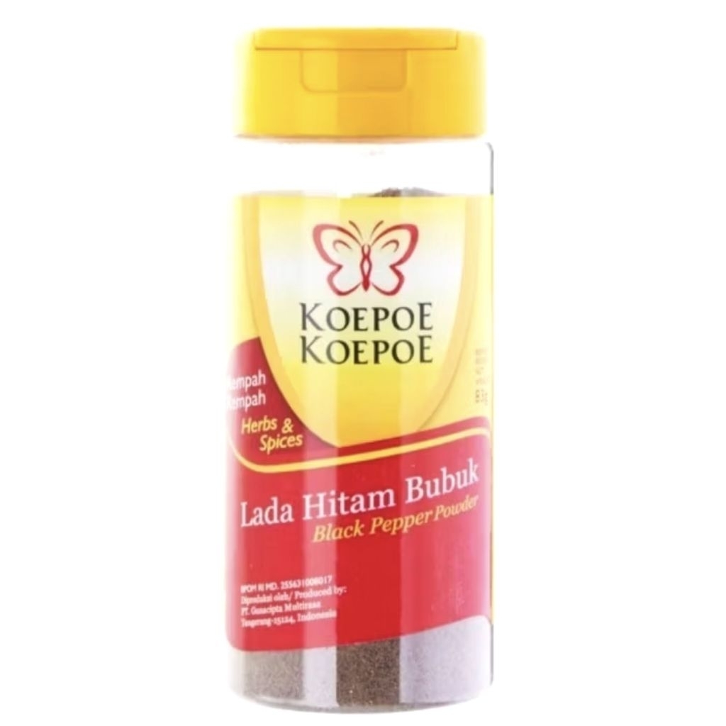 

Koepoe Koepoe Lada Putih Bubuk / Lada Hitam Bubuk 85g
