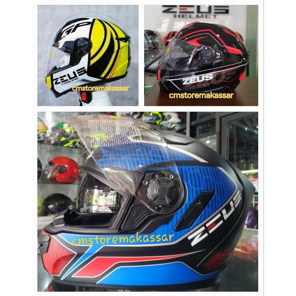 Helm Zeus 811 Full Face Motif SNI DOT