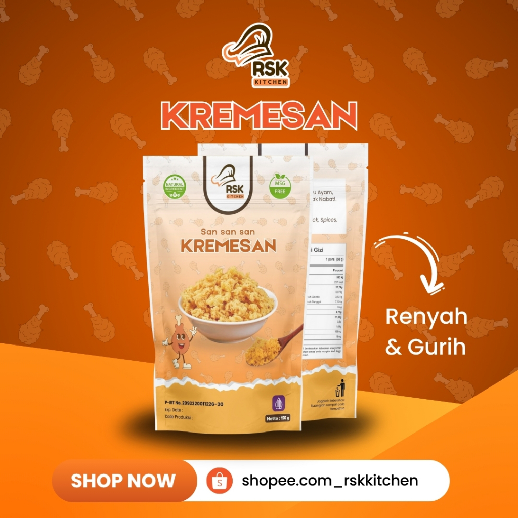 

RSK Kitchen Kremesan VIral Original RSK Kitchen Premium