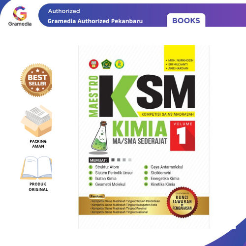 Gramedia Pekanbaru -BUKU MAESTRO KSM KIMIA MA/SMA SEDERAJAT VOLUME 1