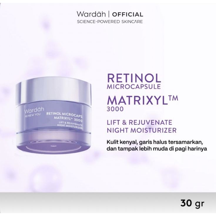 Wardah Renew You Night Retinol Microcaps / Wardah Retinol
