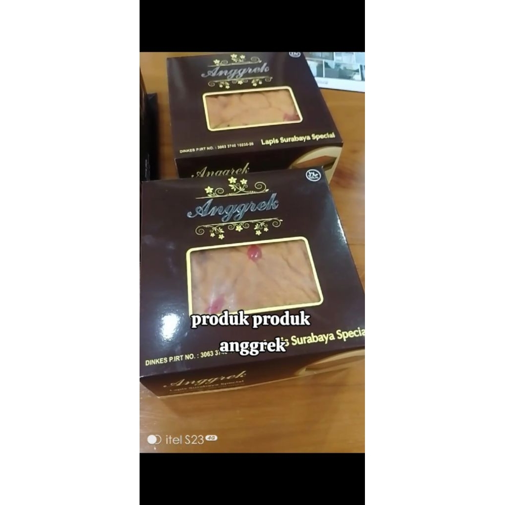 

COD Chat dulu, lapis surabaya spesial anggrek