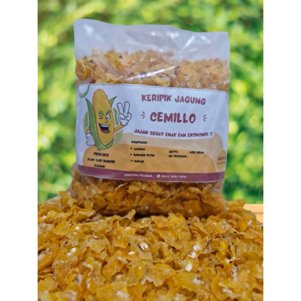 

makanan ringan,cemilan sehat,keripik jagung,emping jagung