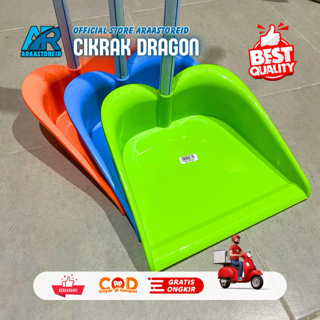[ARAASTOREID] Cikrak Plastik / Pengki Plastik / Serok Sampah Plastik / Cikrak Dragon