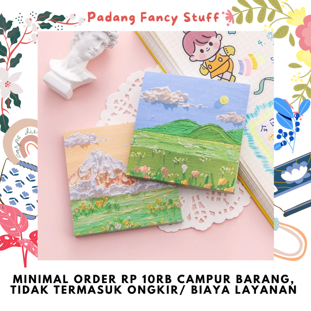 

PFS - Memo Tempel Aesthetic Sticky Notes Motif Alam Indah / Note Beauty nature / Memo Tempel Notes Pemandangan / Memopad lucu