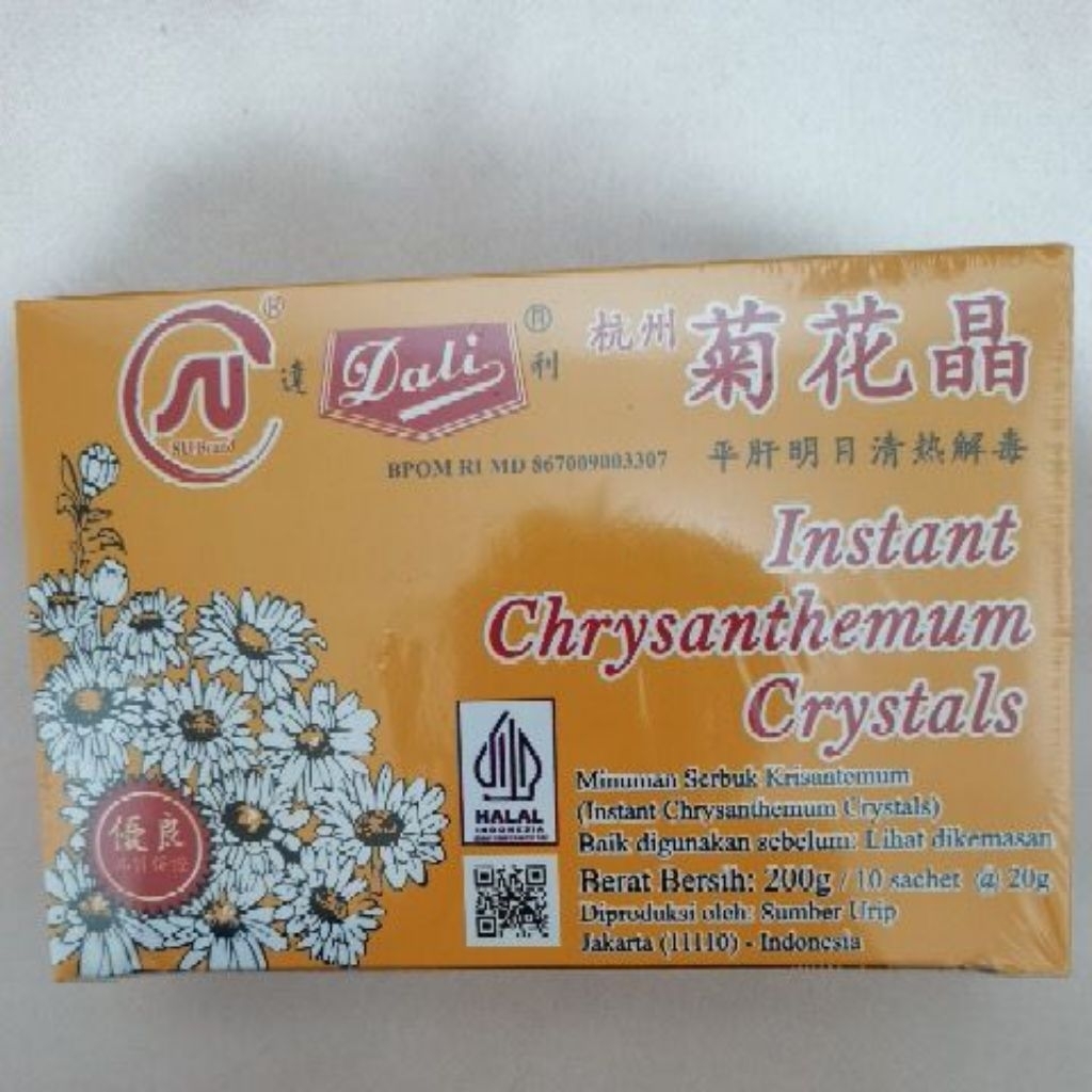 

DALI. SU BRAND. Instant Chrysanthemum Crystals. Berat bersih: 200g / 10 sachet @ 20g