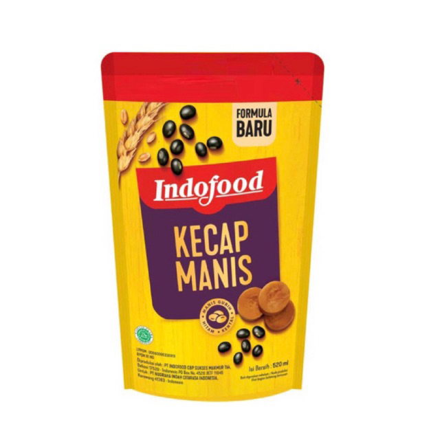 

Indofood Kecap Manis Refill 520ml Murah