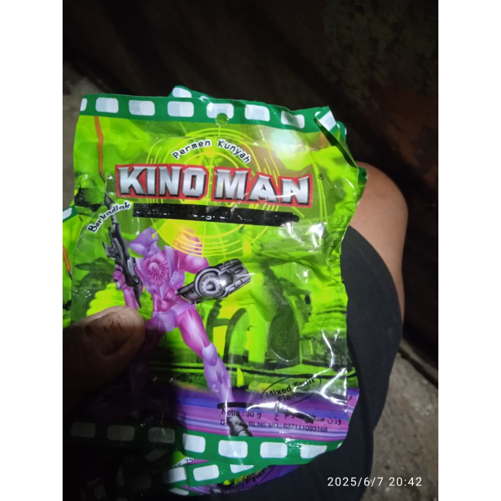 kinno man permen mainan jadul