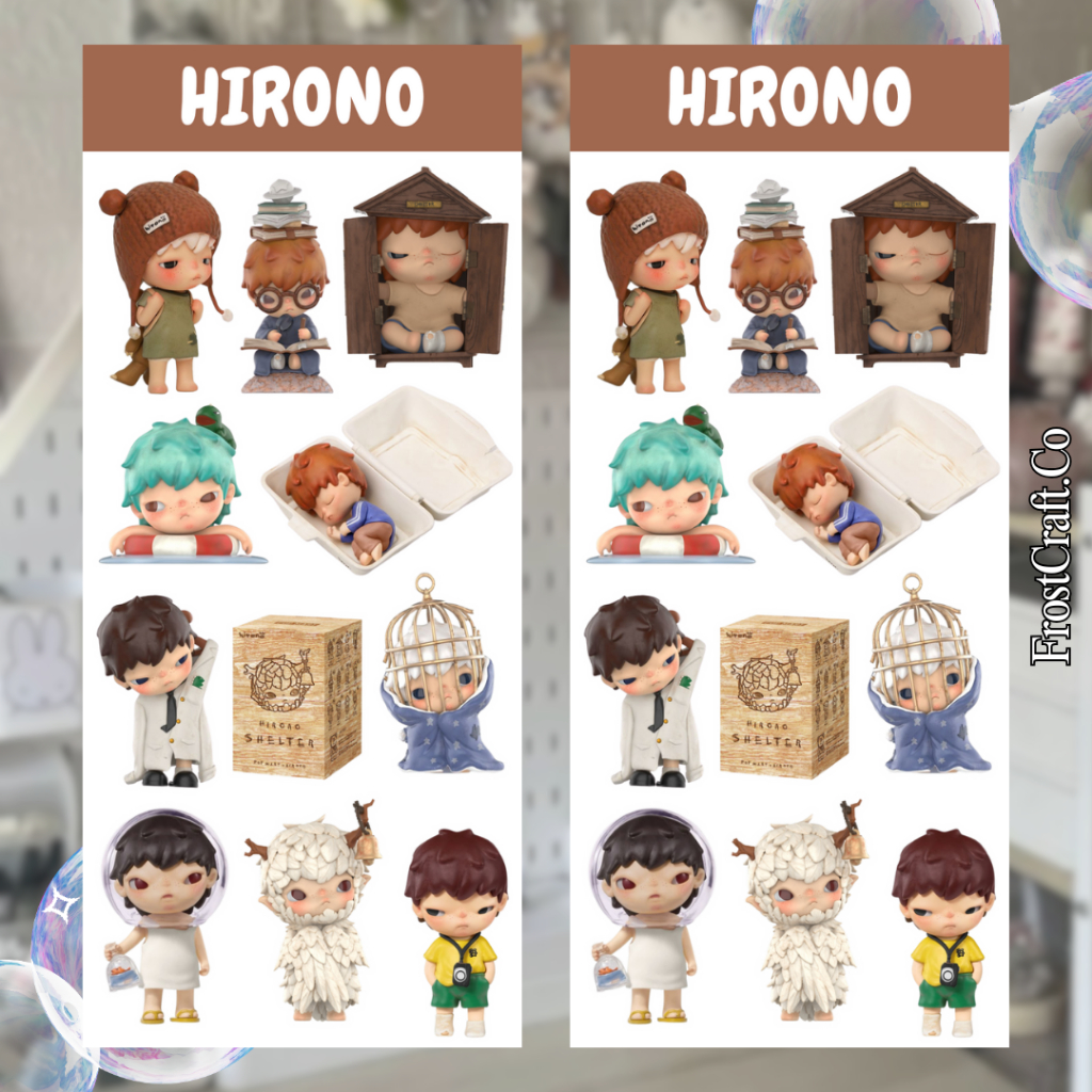 

Sticker Sheet Mini Hirono Aesthetic Ins Korea untuk Dekorasi Scrapbook, Deco Pola, Journaling, Phonecase, Headphone, Stiker Lucu