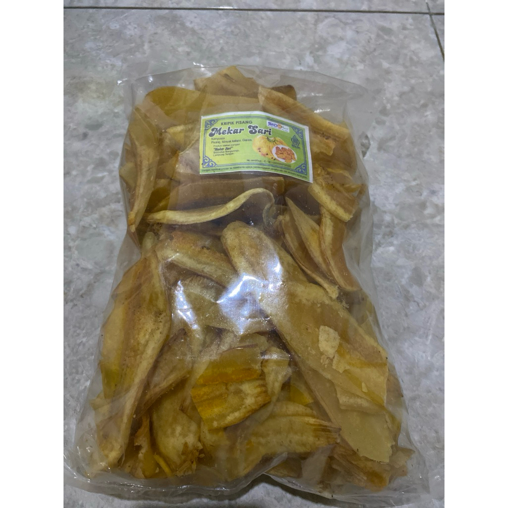 

Kripik pisang kepok gurih renyah