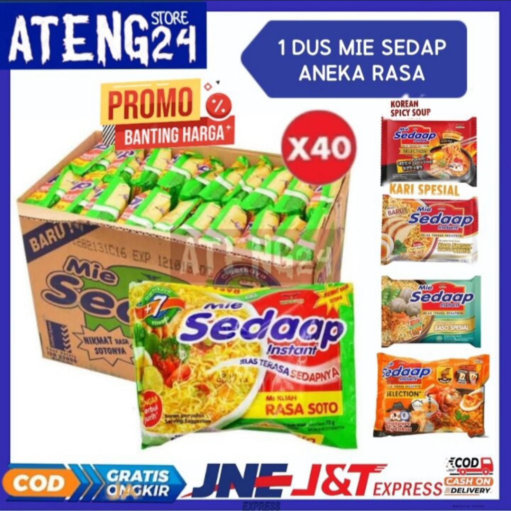 

1 Dus Mie Sedaap Soto Mie Sedaap Kuah Semua Rasa Isi 20 Pcs