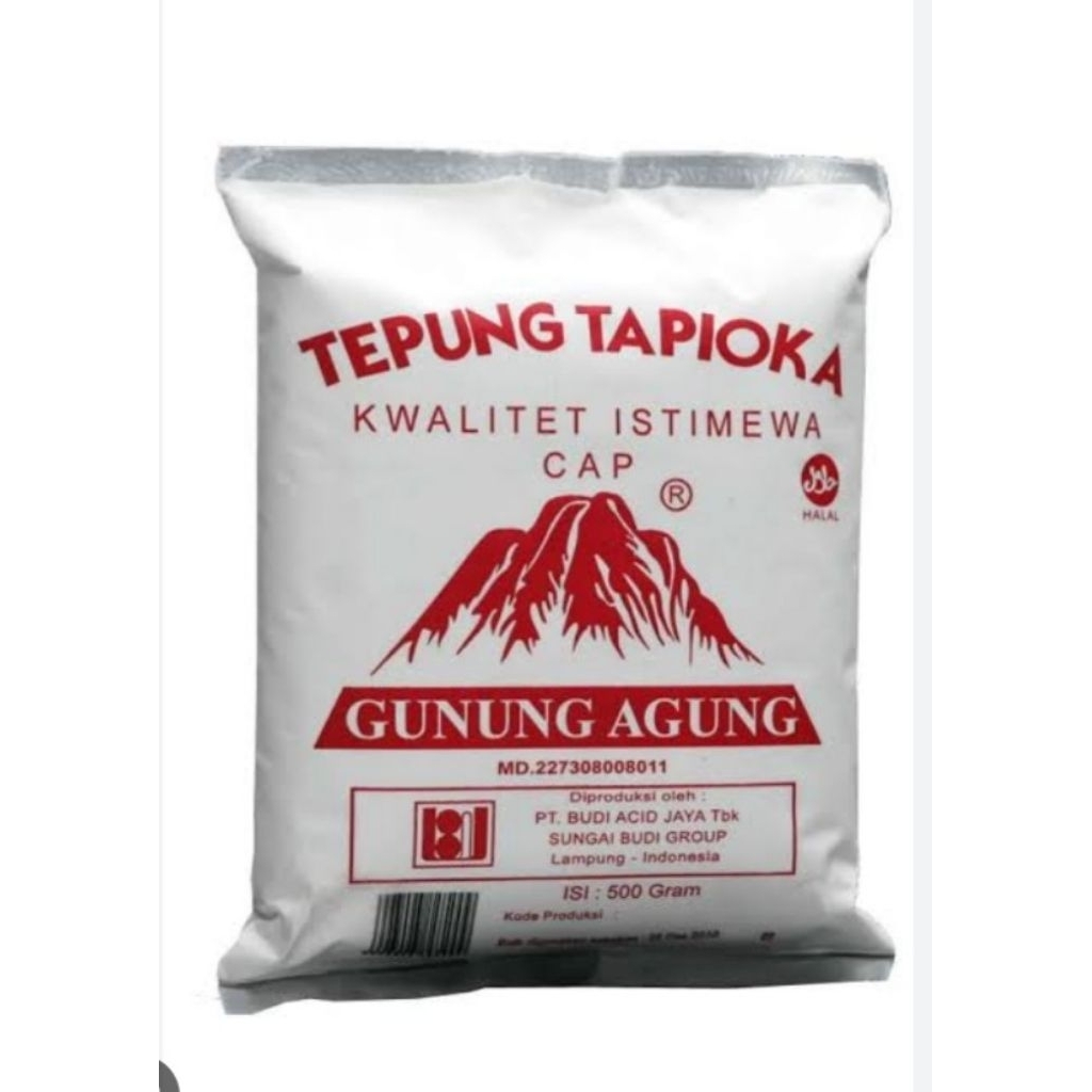 

Tepung Tapioka Gunung Agung 500 Gram