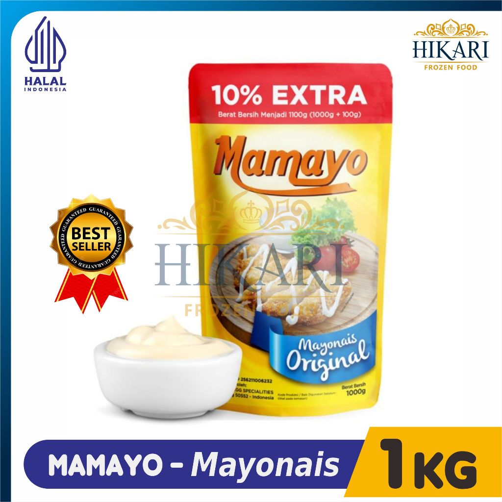 

Mamayo Mayonaise Original 1kg - Mayo - Mayonais 1 kg Halal