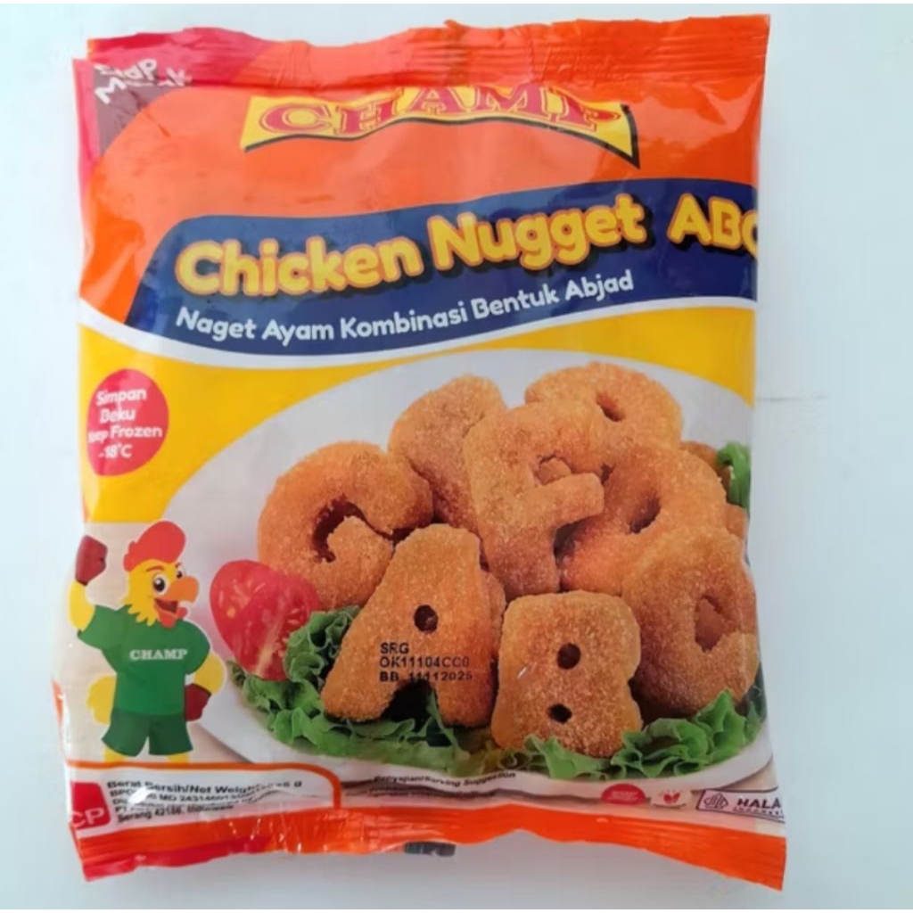 

CHAMP chiken nugget ABC 225gr