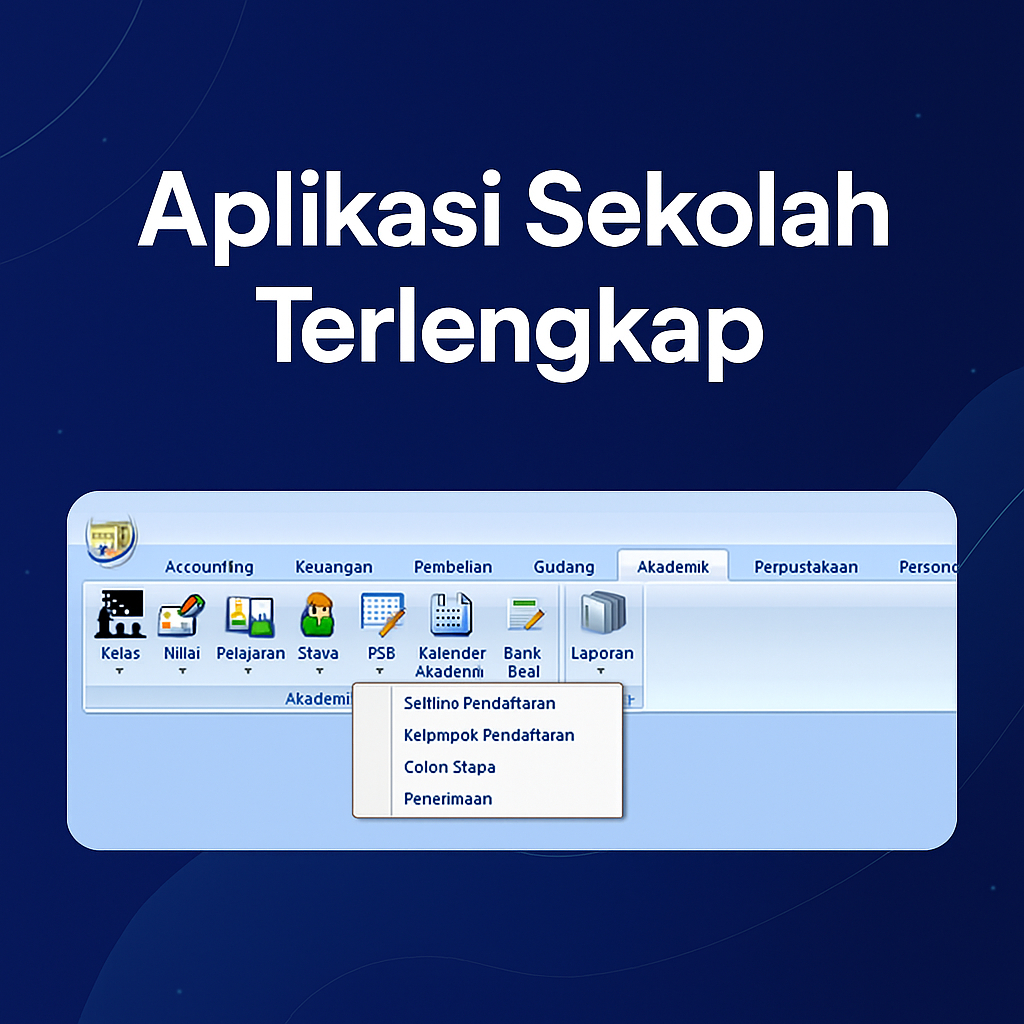 SOFTWARE APLIKASI SEKOLAH TERLENGKAP