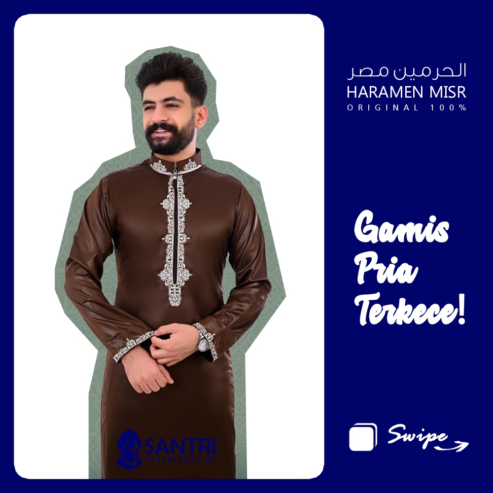 JUBAH AL-HARAMAIN MESIR || JUBAH BORDIR SIMPLE || JUBAH PREMIUM IMPORT