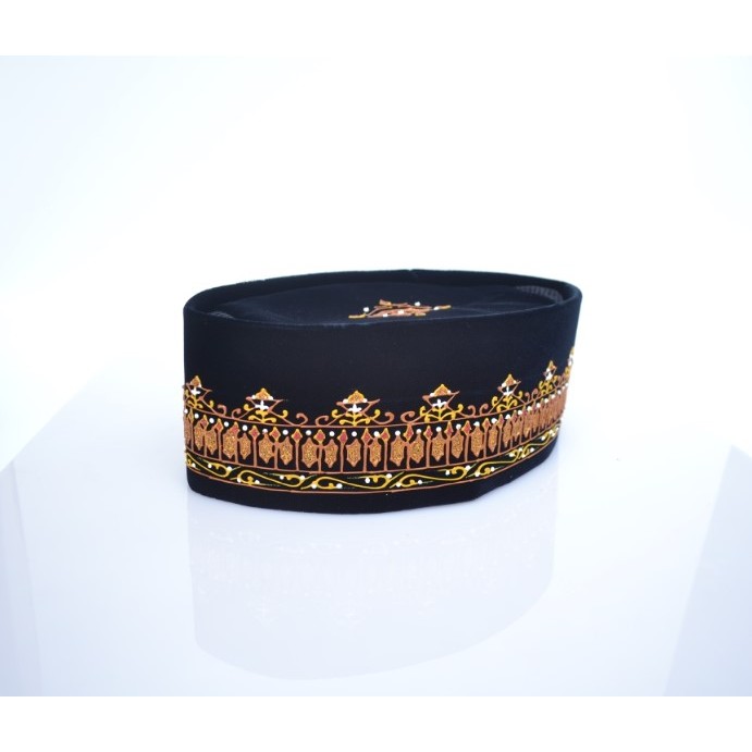 Songkok Peci Motif Lukis Batik Aceh / Peci Aceh