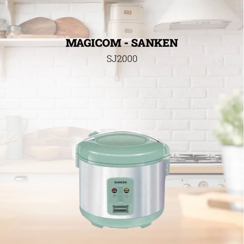 Rice cooker stainless steel Sanken Sj2000