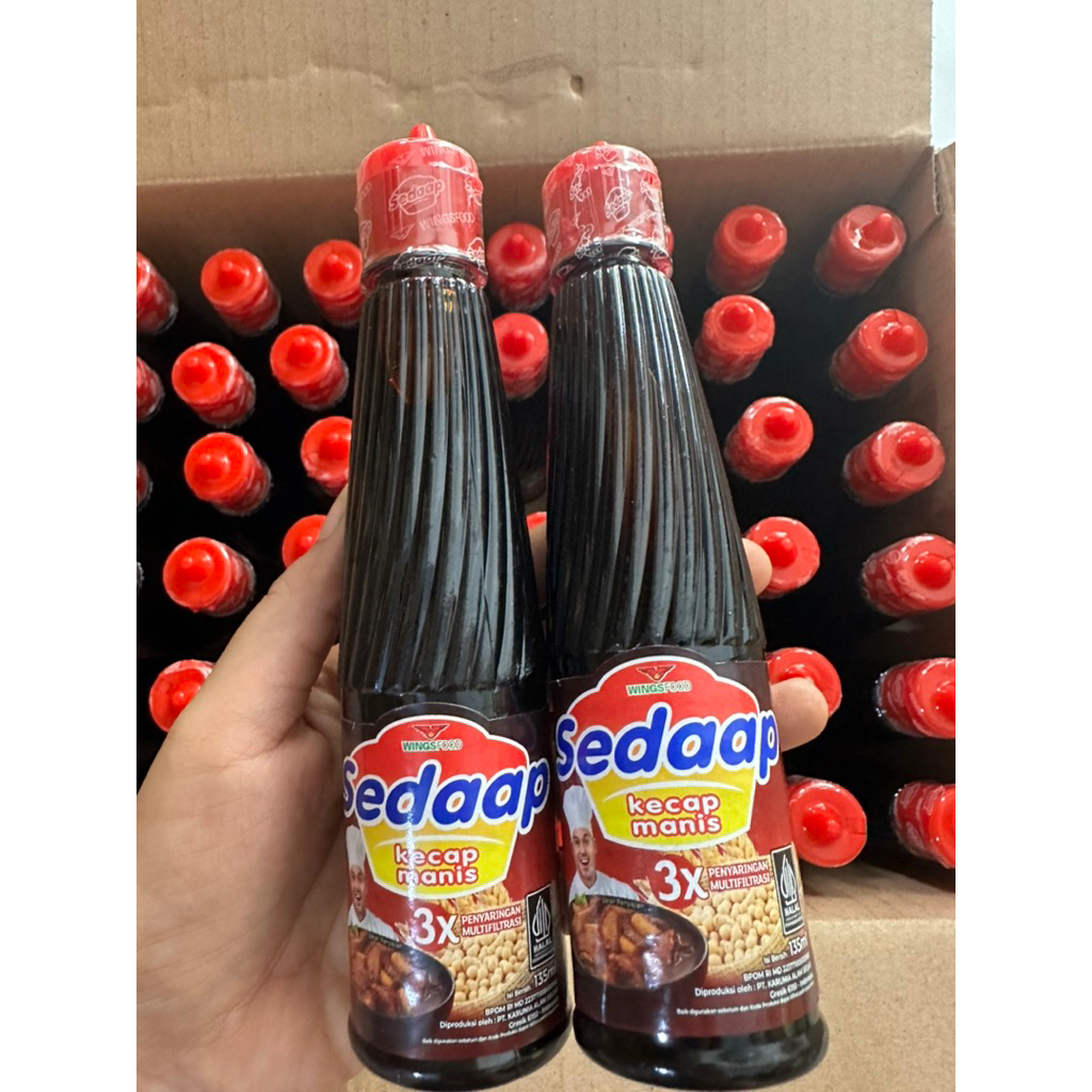 

Kecap Sedaap botol 135ml / KECAP MANIS SEDAAP BOTOL
