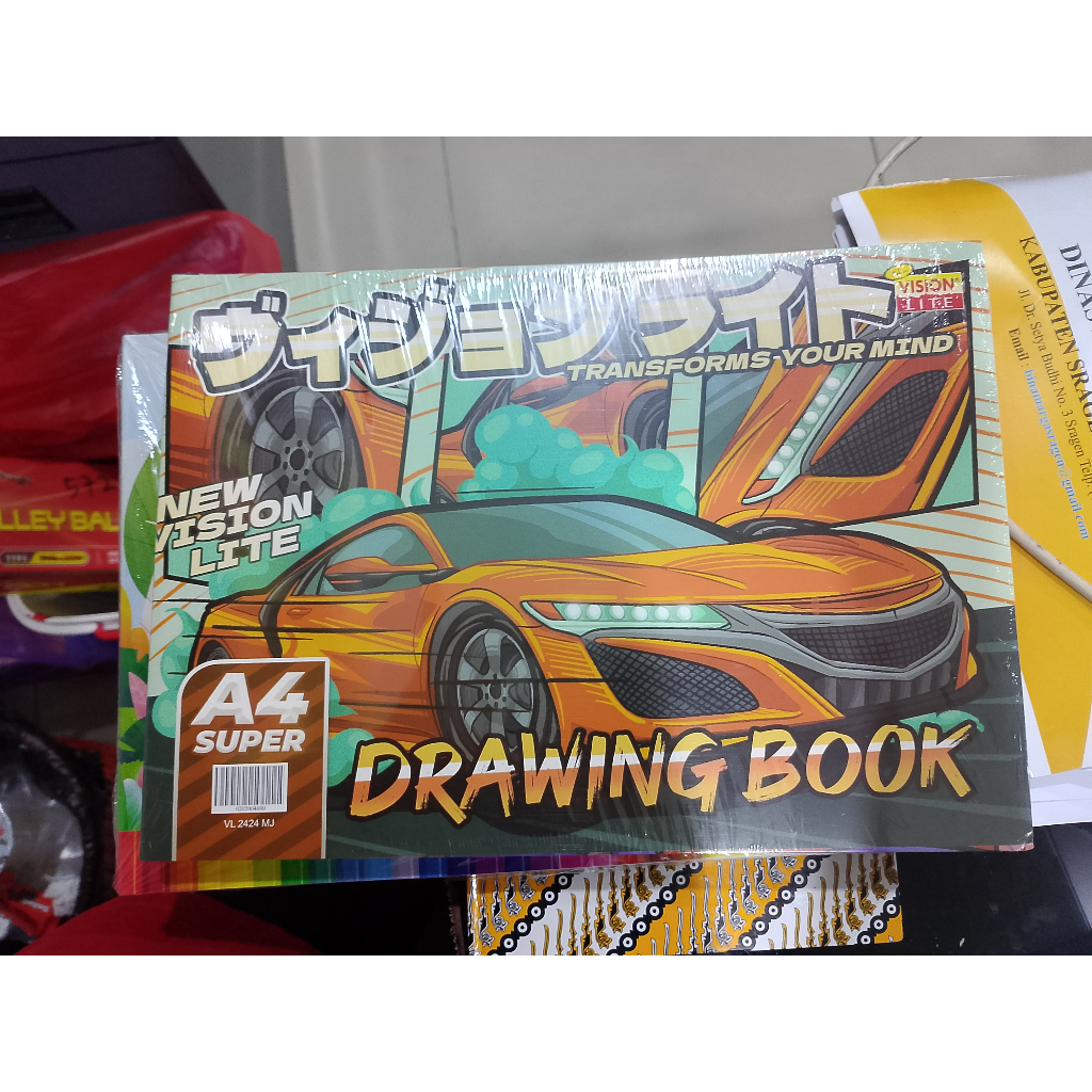 

BUKU GAMBAR A4 VISION LITE ISI : 10PC