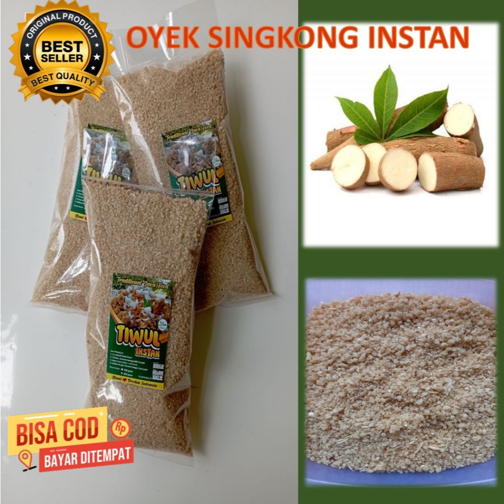 

Oyek Tiwul Singkong Instan Beras Oyek Kualitas Premium