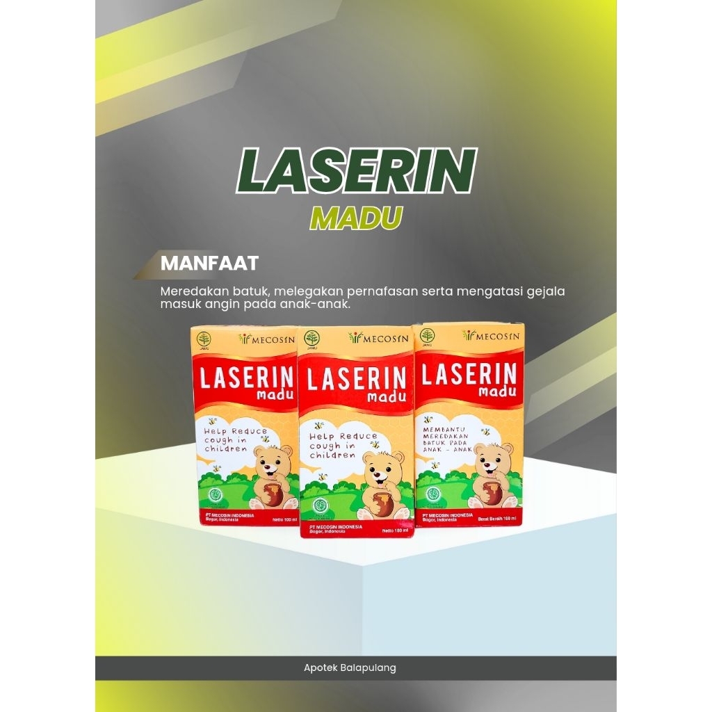 

LASERIN MADU @100ml/box