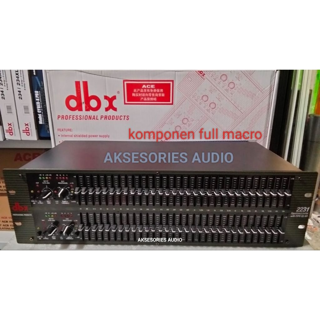 equalizer dbx 2231 macro limiter aktif equalizer dbx