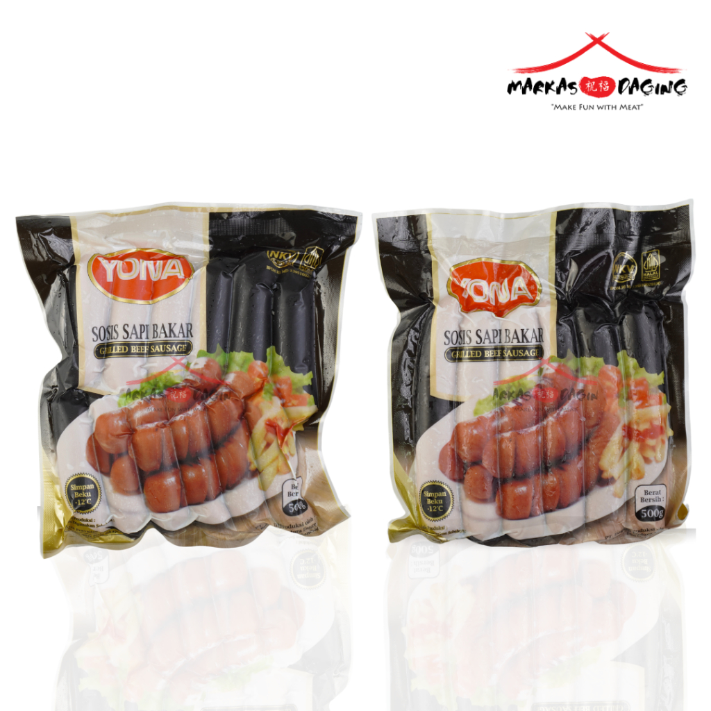 

YONA SOSIS SAPI BAKAR 500 GR | MINI DAN BIASA - Markasdaging