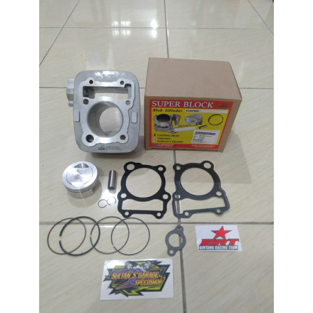 BLOK BRT 63 CASTING IRON 63 DAN PISTON COAK KLX 150/ DTRACKER 150