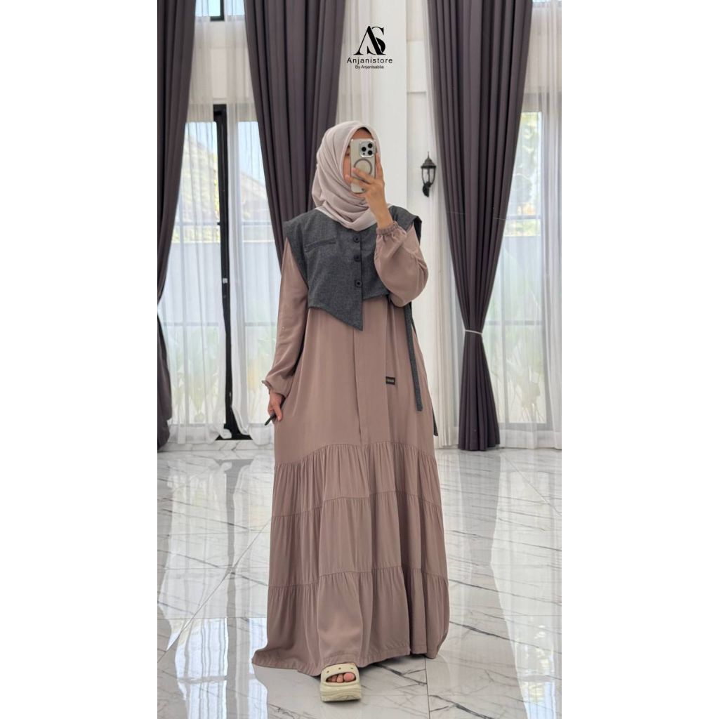 (READY) GAMIS ORI ANJANI ROMPI  VEST