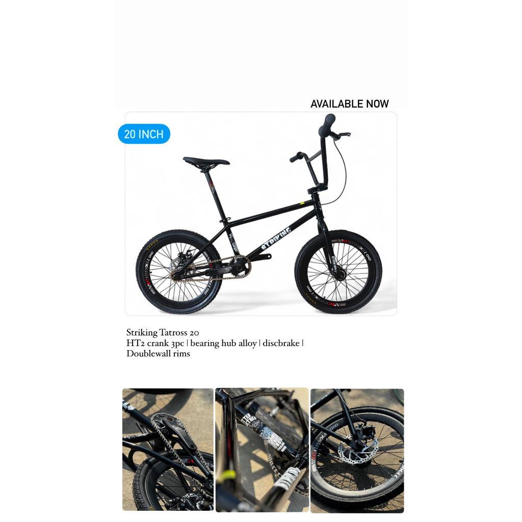 SEPEDA BMX 20 INCH DISC BRAKE FULLBIKE STRIKING BIKE