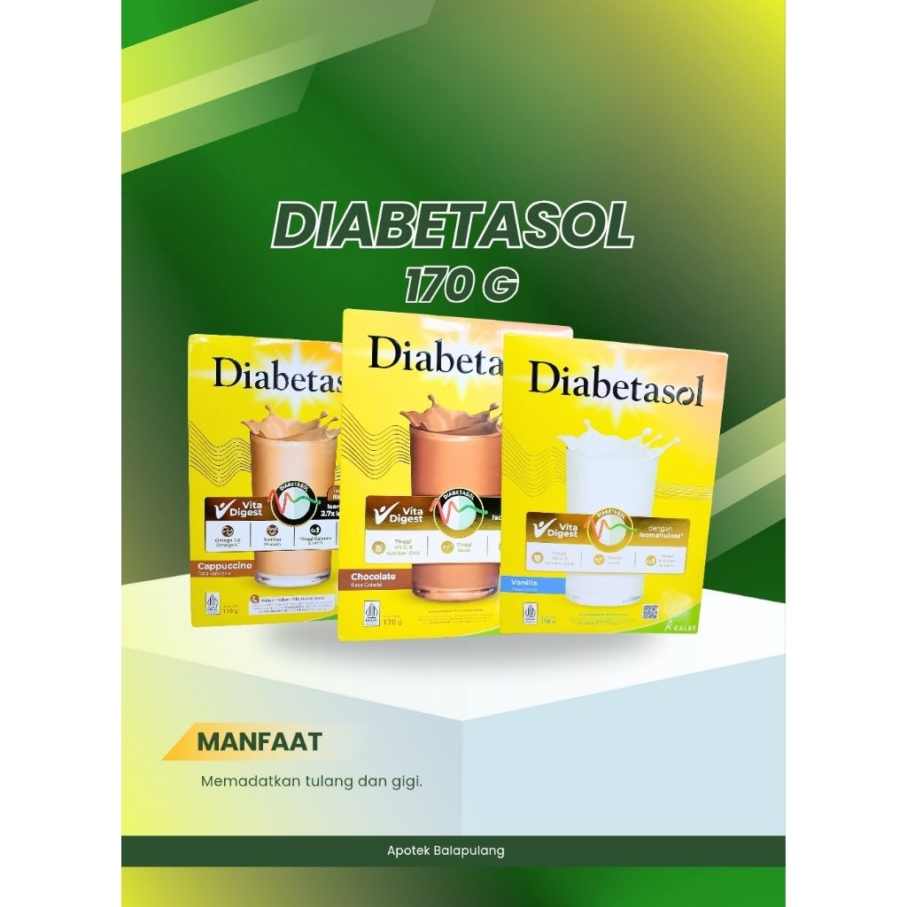 

DIABETASOL 170g//perbox All Varian