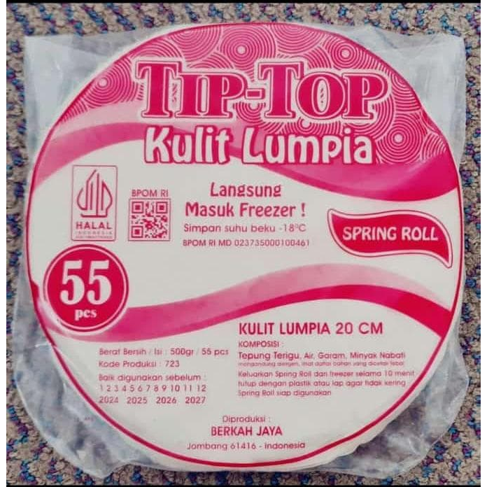 

tip top kulit lumpia/ kulit sping roll / kulit