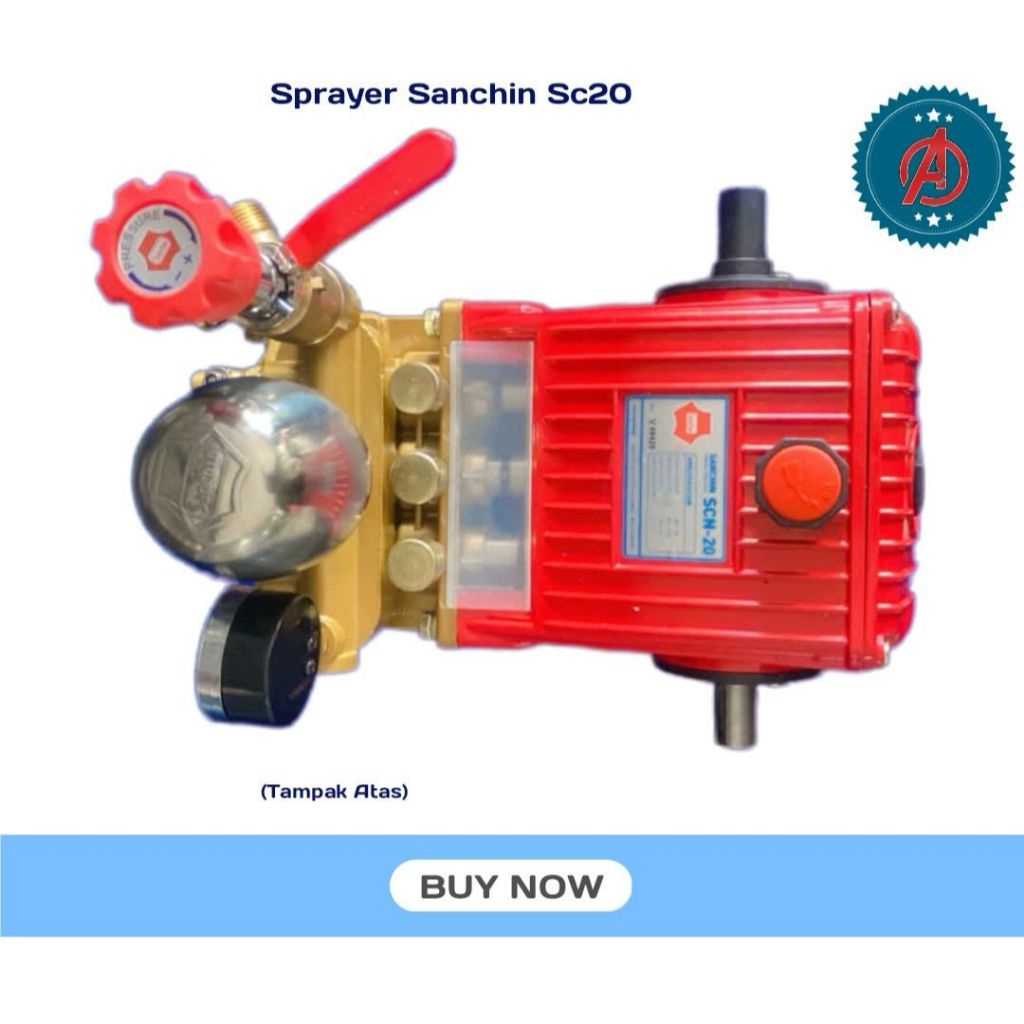 Mesin Power Sprayer Steam Cuci Motor & Mobil Sanchin SCN 20 + Engine Bensin / Dinamo Motor Listrik.