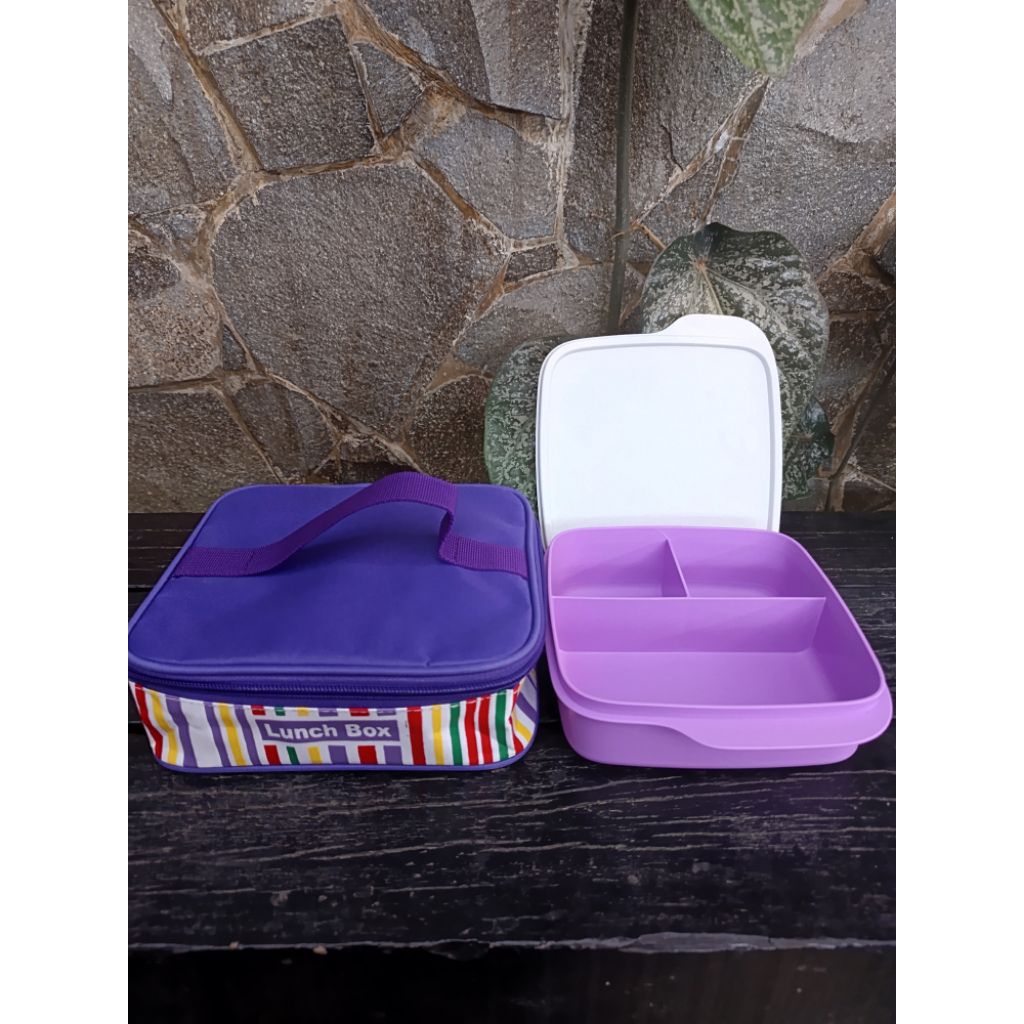 paket lollytup tupperware + tas lolly strip