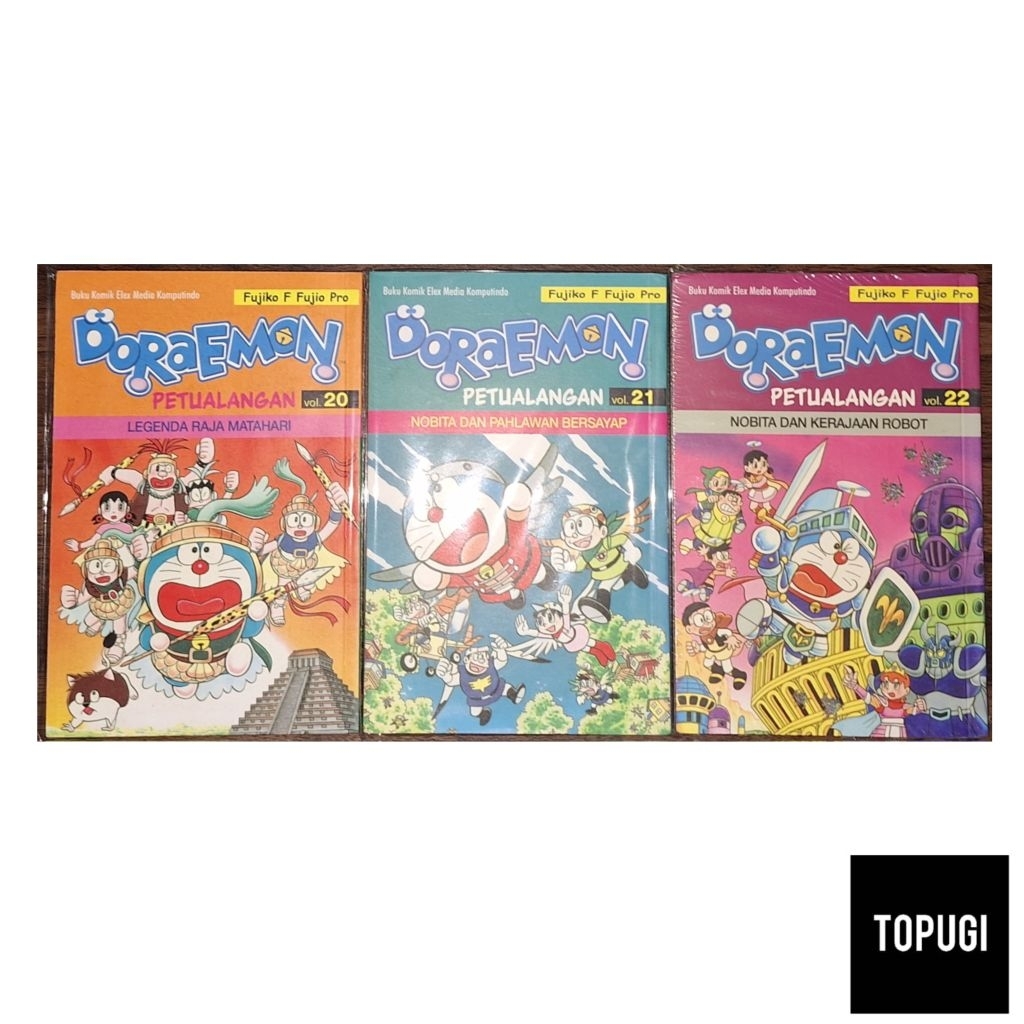 Komik Doraemon Petualangan Cover Baru SET Vol. 20 21 22
