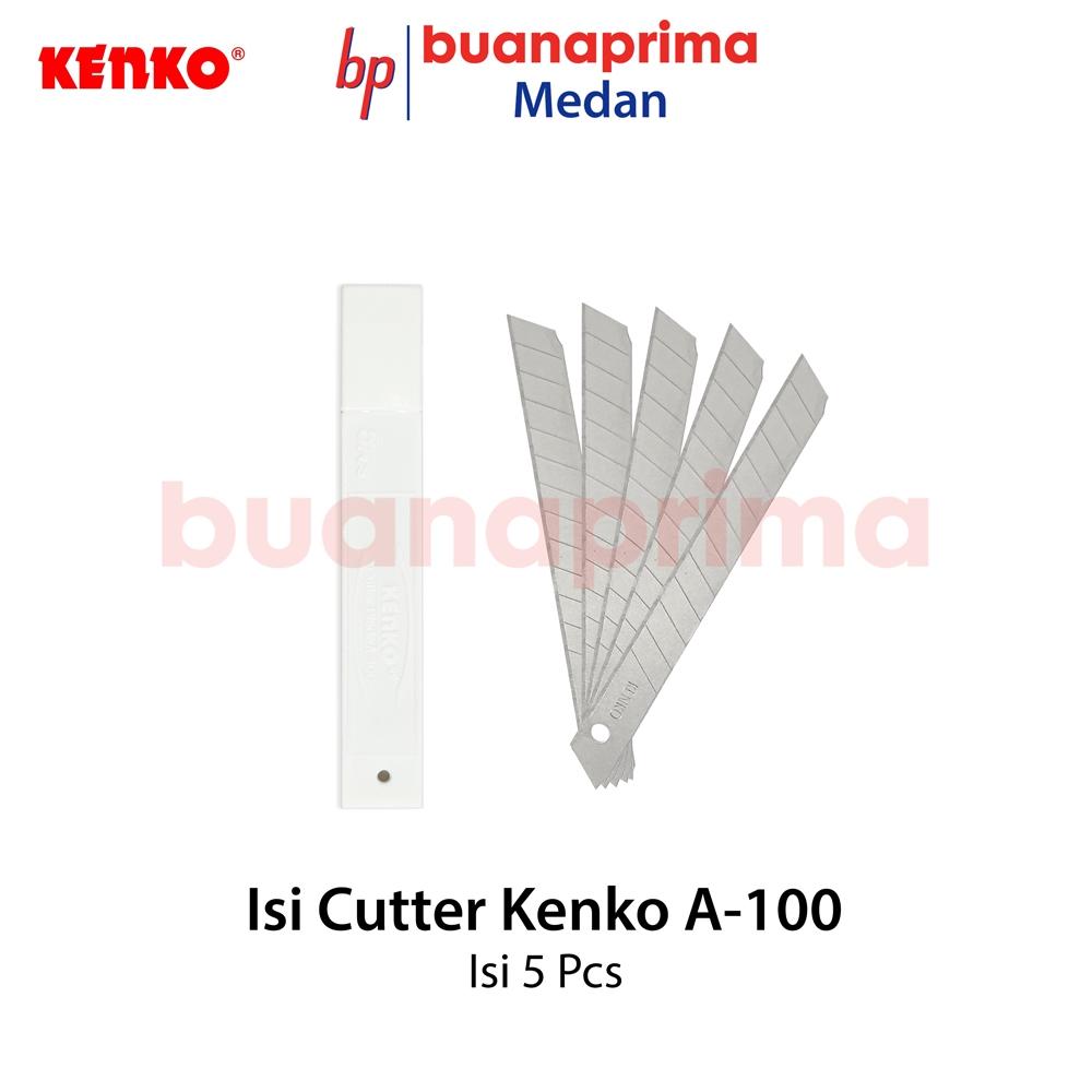 

ISI CUTTER KENKO A-100 Kecil Per Tube Isi 5 Pcs Mata Pisau Refill Untuk K-200 A-300