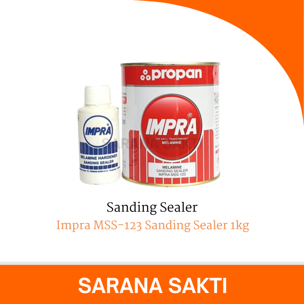 Impra MSS-123 Sanding Sealer 1kg | Propan Impra Melamine Sanding Sealer Impra MSS-123 + Hardener