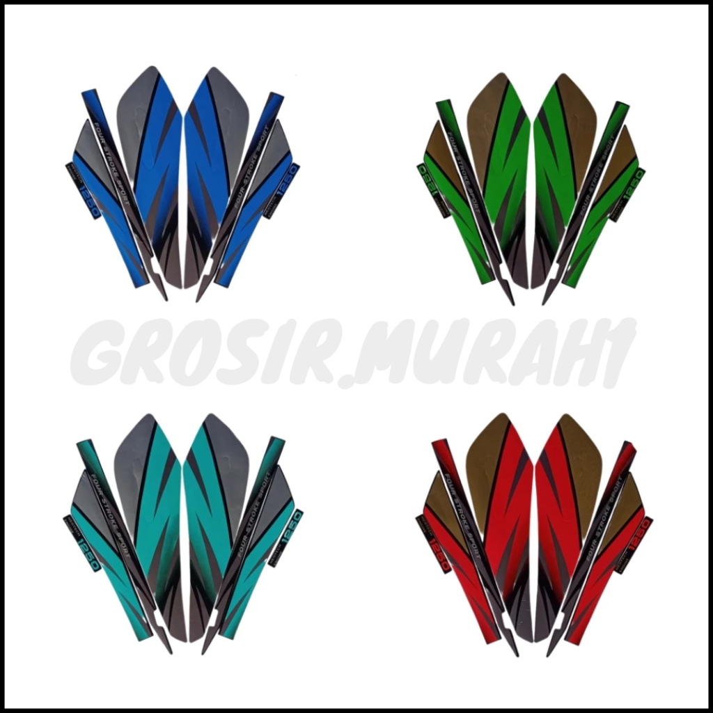 Stiker Striping Standart Honda GL MAX 1996 | Original Termurah & Berkualitas
