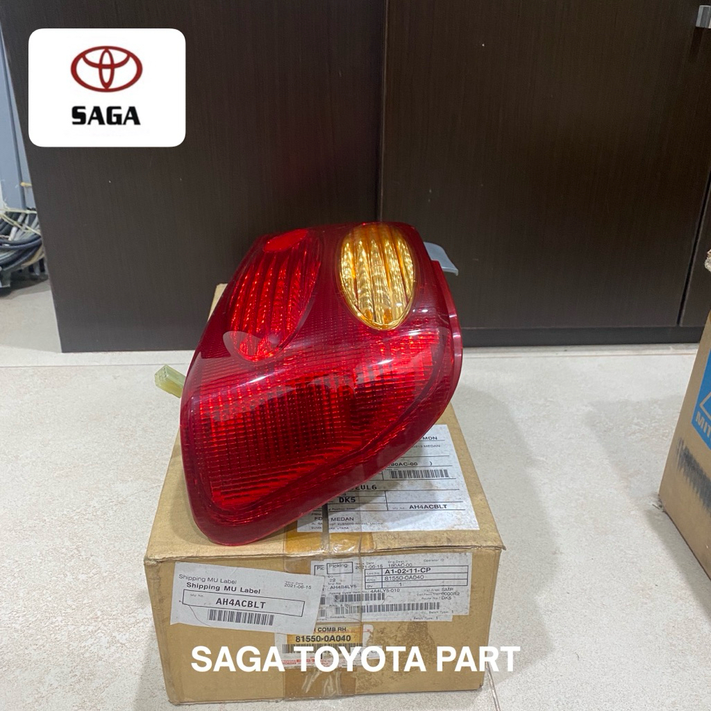 SAGA | Lampu Stop Lamp Belakang Kanan Soluna Asli Original 81550-0A040