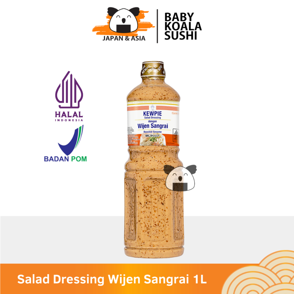 

KEWPIE Salad Dressing Roasted Sesame 1 liter │ Saus Salad Wijen Sangrai