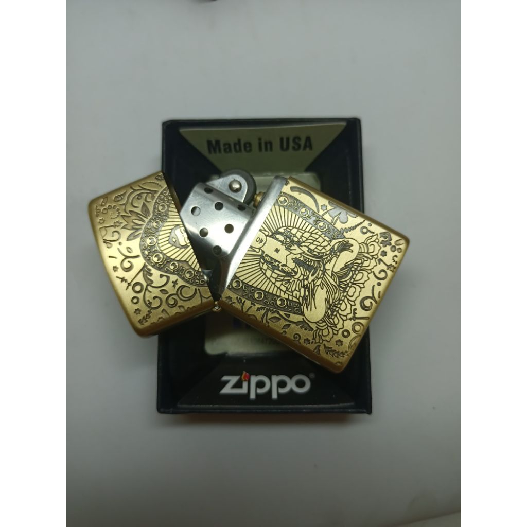 ZIPPO USA ORIGINAL MODEL MOTIF BUDHA