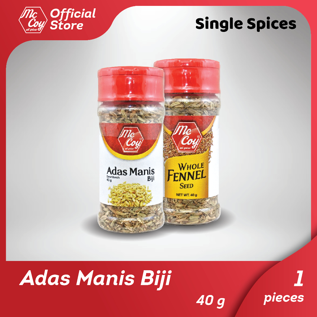 

McCoy Adas Manis Biji – Rempah Manis & Aromatik | Untuk Masakan