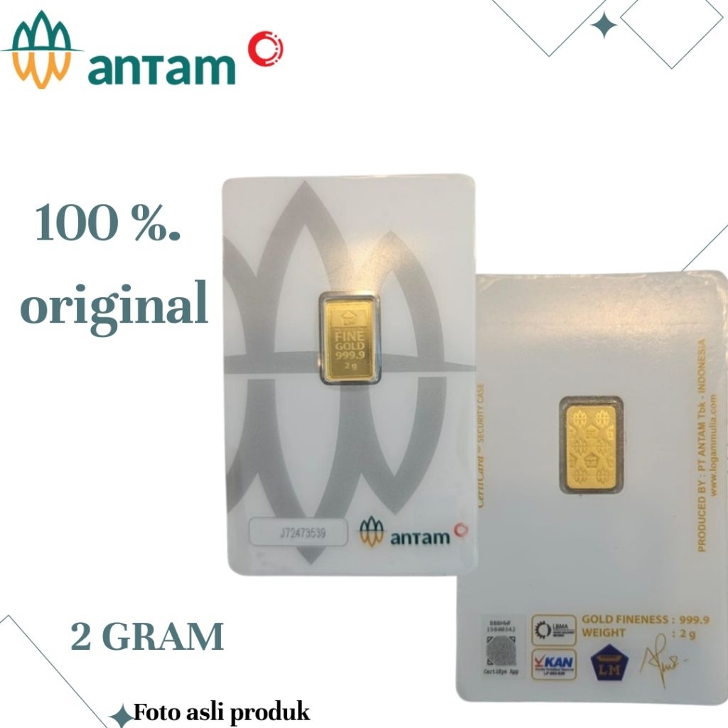 emas logam mulia 2gram